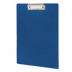 Доска-планшет STAFF c прижимом А4 (315х235мм), пластик, 1 мм синяя